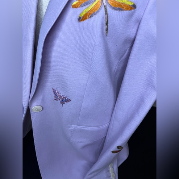 Cashmere women blazer, Luxury blazer, beautiful embroidery blazer - Picture 4 of 11